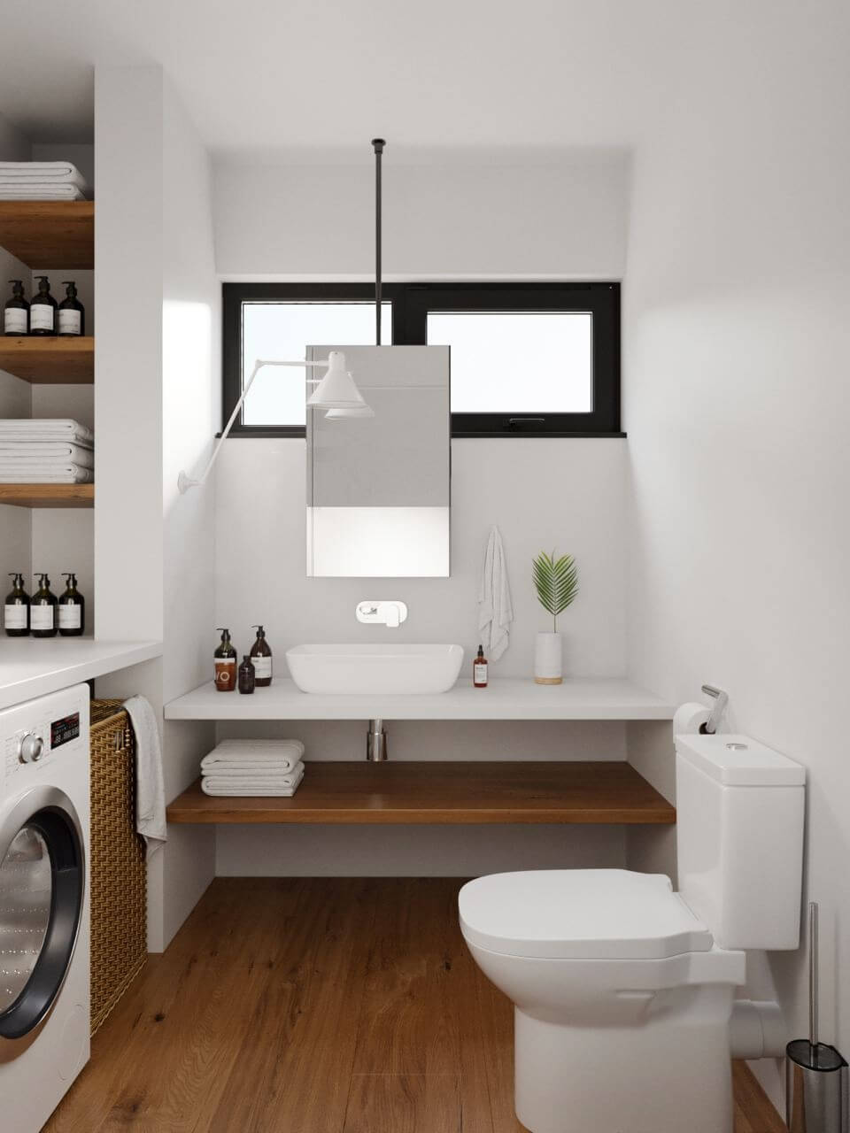 Как в маленькой ванной комнате разместить стиральную машину и раковину: советы с фото-примерами